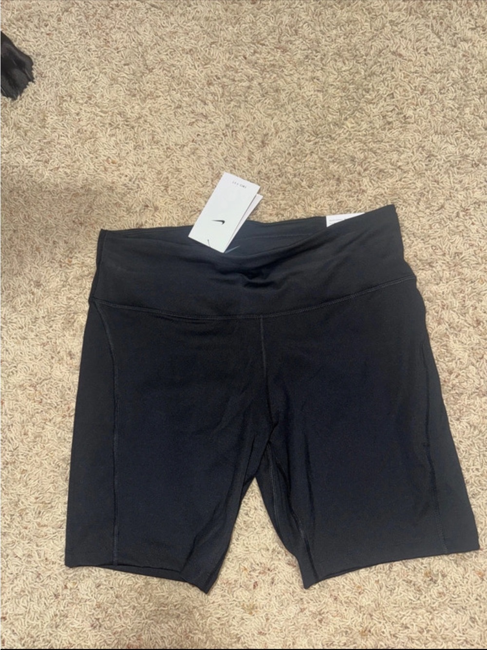 Nike Women's Black High-Rise Bike Shorts